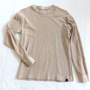 Cream Color Boys Long Sleeve T-Shirt Size Medium